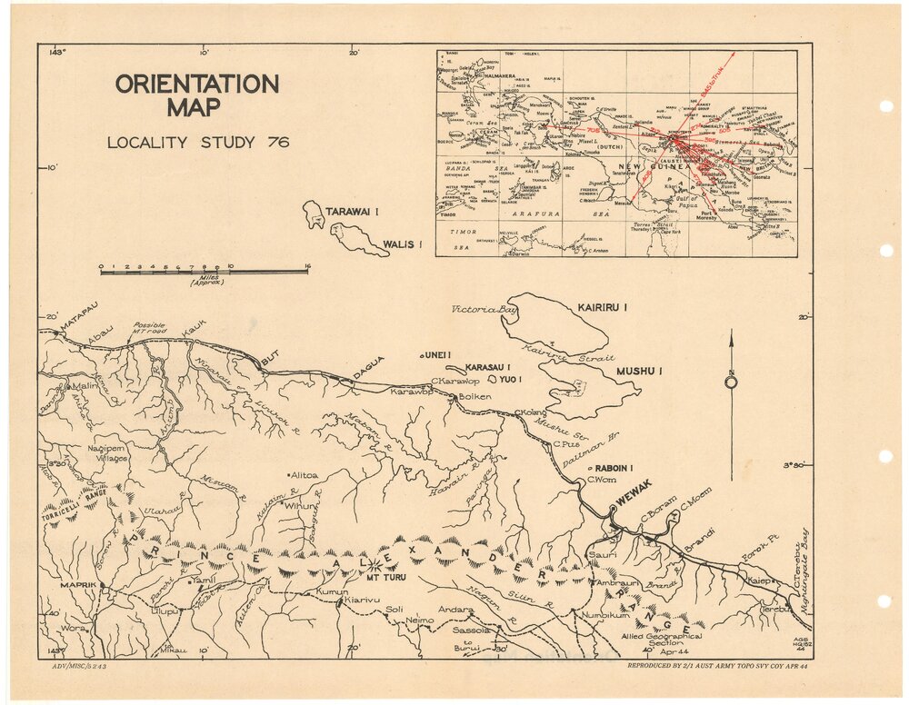 Allied Geographical Section South West Pacific Area Terrain Studies