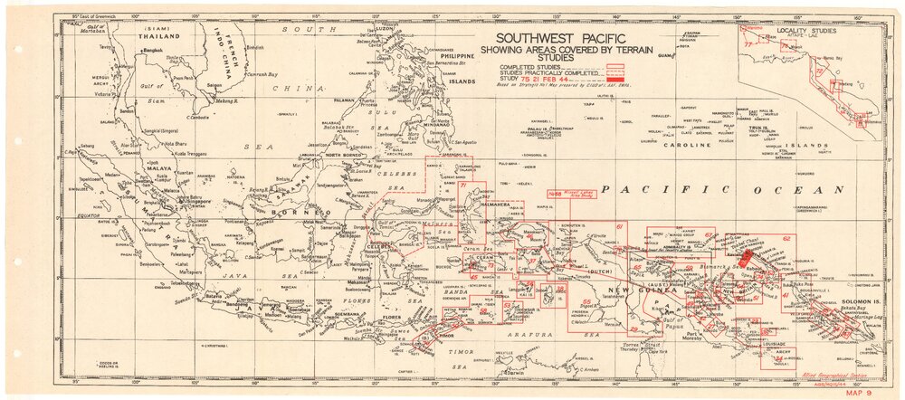 Allied Geographical Section South West Pacific Area Terrain Studies
