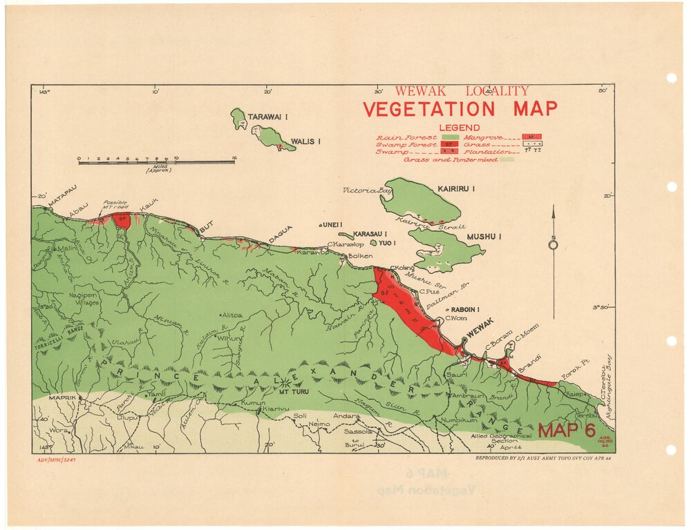 Allied Geographical Section South West Pacific Area Terrain Studies