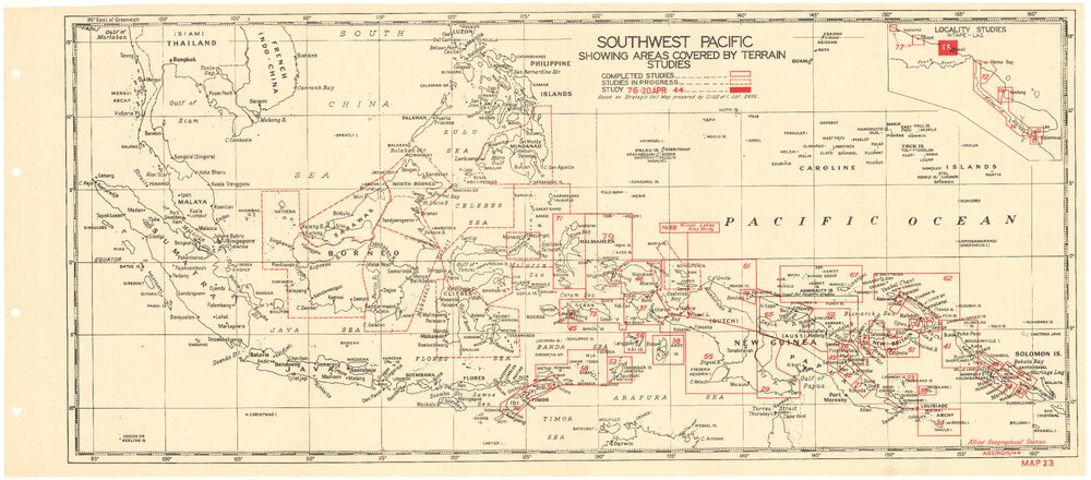Allied Geographical Section South West Pacific Area Terrain Studies