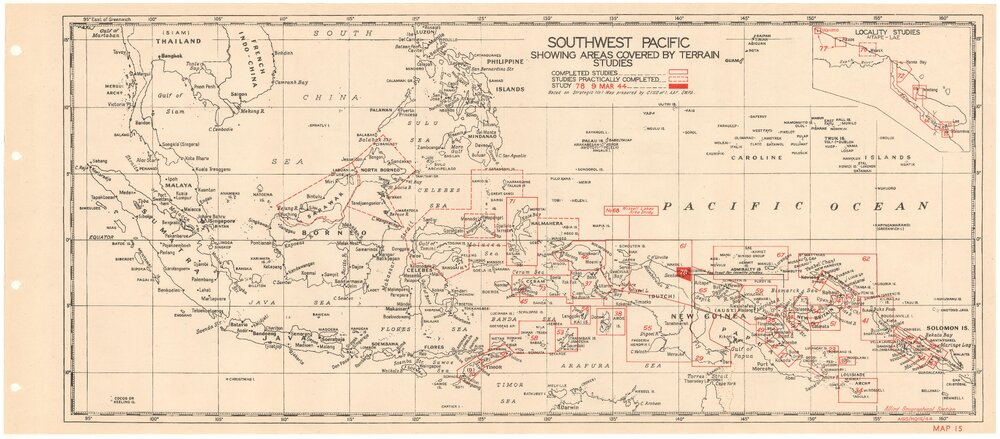 Allied Geographical Section South West Pacific Area Terrain Studies