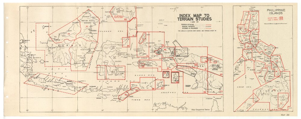 Allied Geographical Section South West Pacific Area Terrain Studies