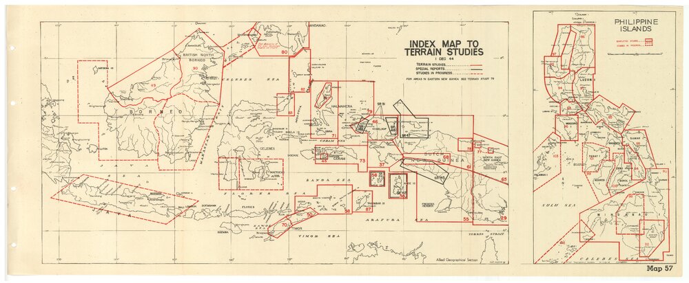 Allied Geographical Section South West Pacific Area Terrain Studies