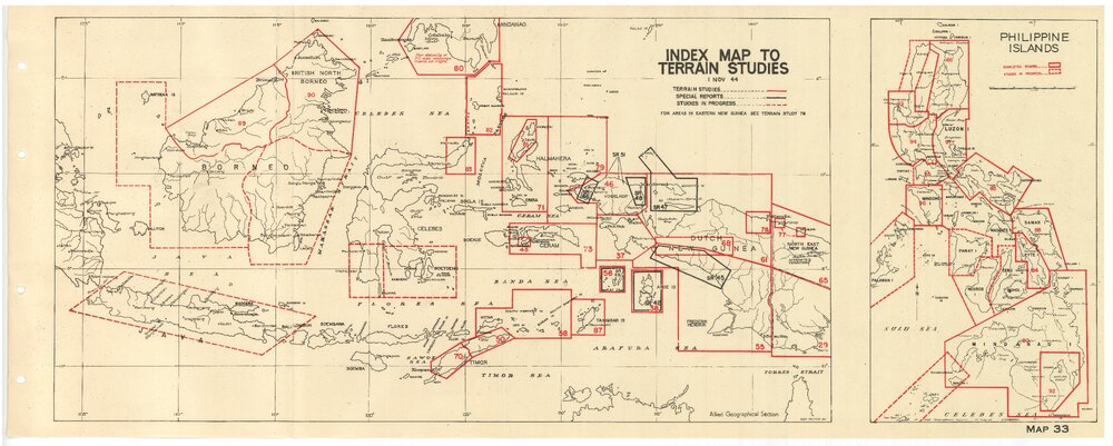 Allied Geographical Section South West Pacific Area Terrain Studies