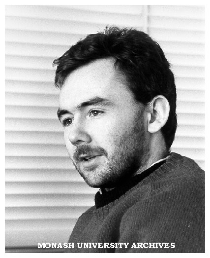 Student Peter Stuckey, one of team to develop new computer language CLP(R)