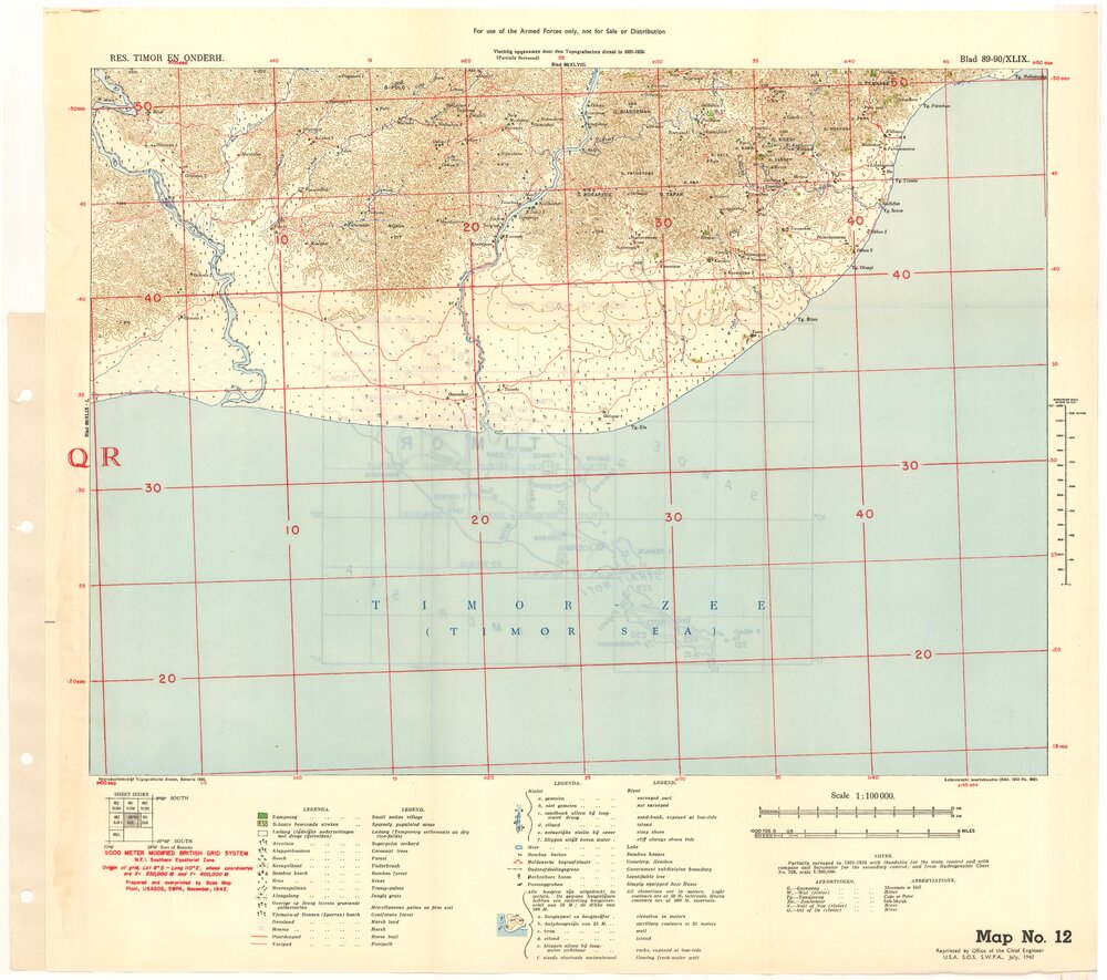 Allied Geographical Section South West Pacific Area Terrain Studies