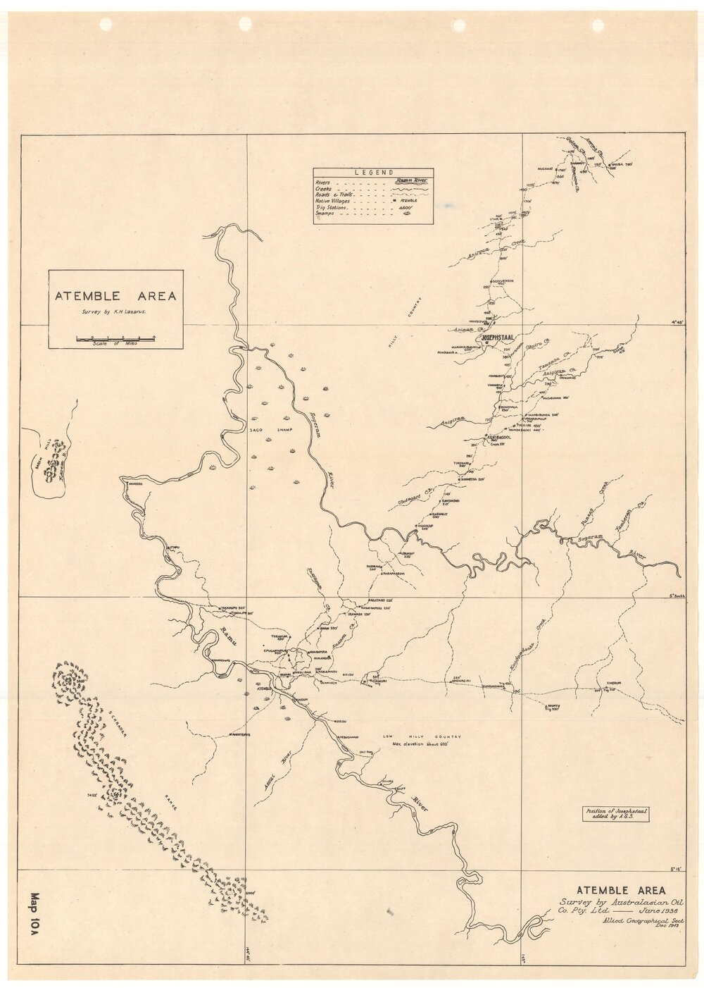 Allied Geographical Section South West Pacific Area Terrain Studies