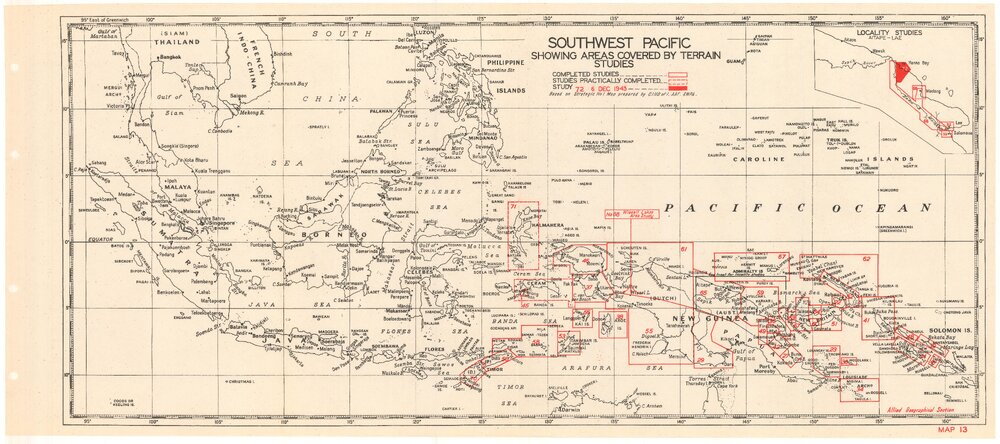 Allied Geographical Section South West Pacific Area Terrain Studies
