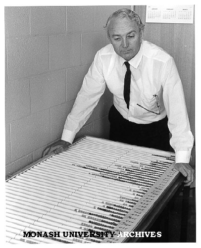 Mr Richard Osborn with computer - BEDSAC