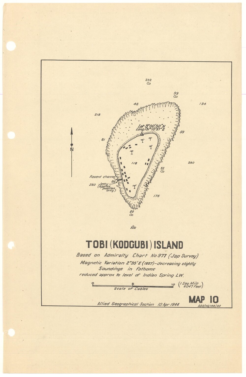 Allied Geographical Section South West Pacific Area Terrain Studies