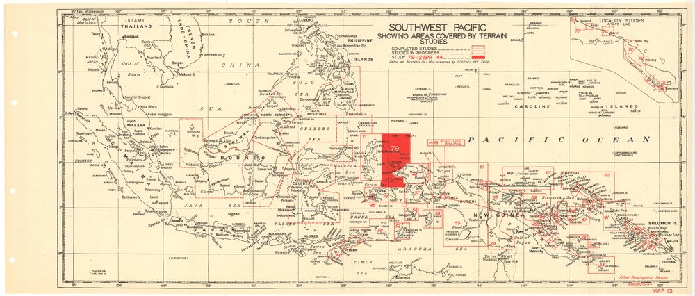 Allied Geographical Section South West Pacific Area Terrain Studies