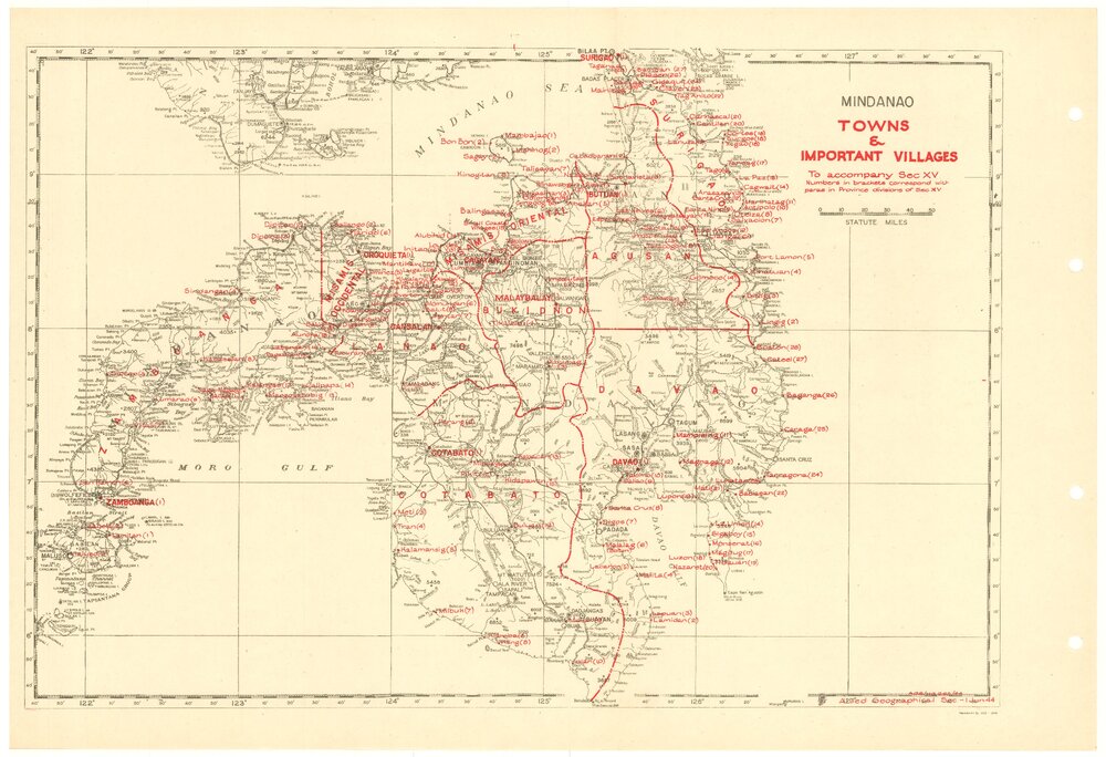 Allied Geographical Section South West Pacific Area Terrain Studies