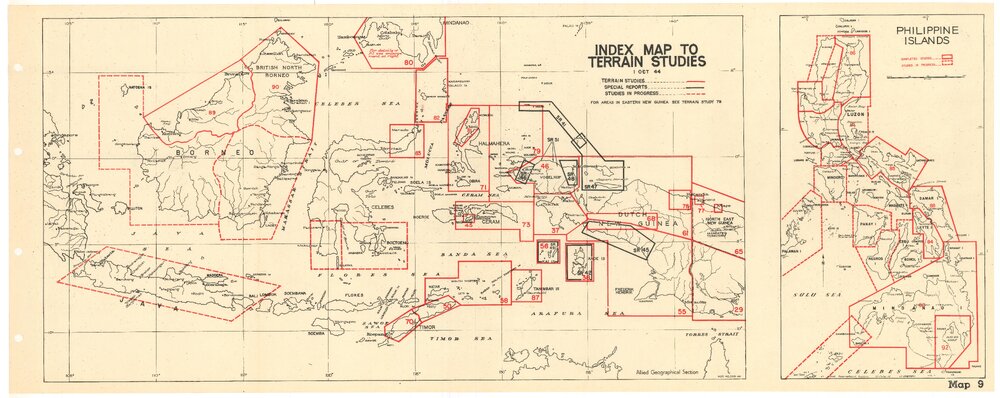 Allied Geographical Section South West Pacific Area Terrain Studies