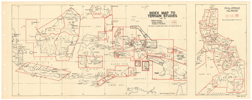 Allied Geographical Section South West Pacific Area Terrain Studies