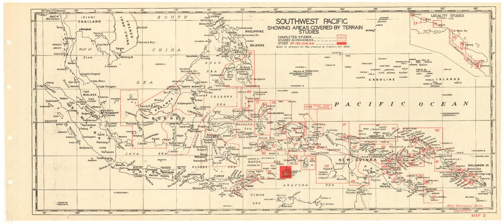 Allied Geographical Section South West Pacific Area Terrain Studies
