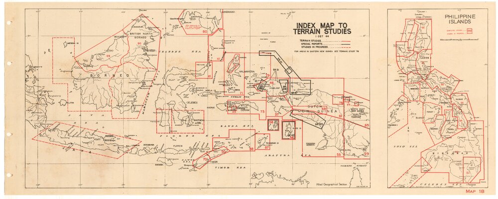 Allied Geographical Section South West Pacific Area Terrain Studies