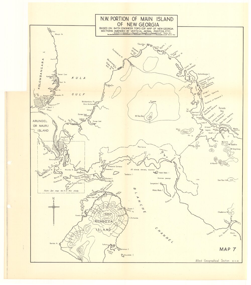 Allied Geographical Section South West Pacific Area Terrain Studies