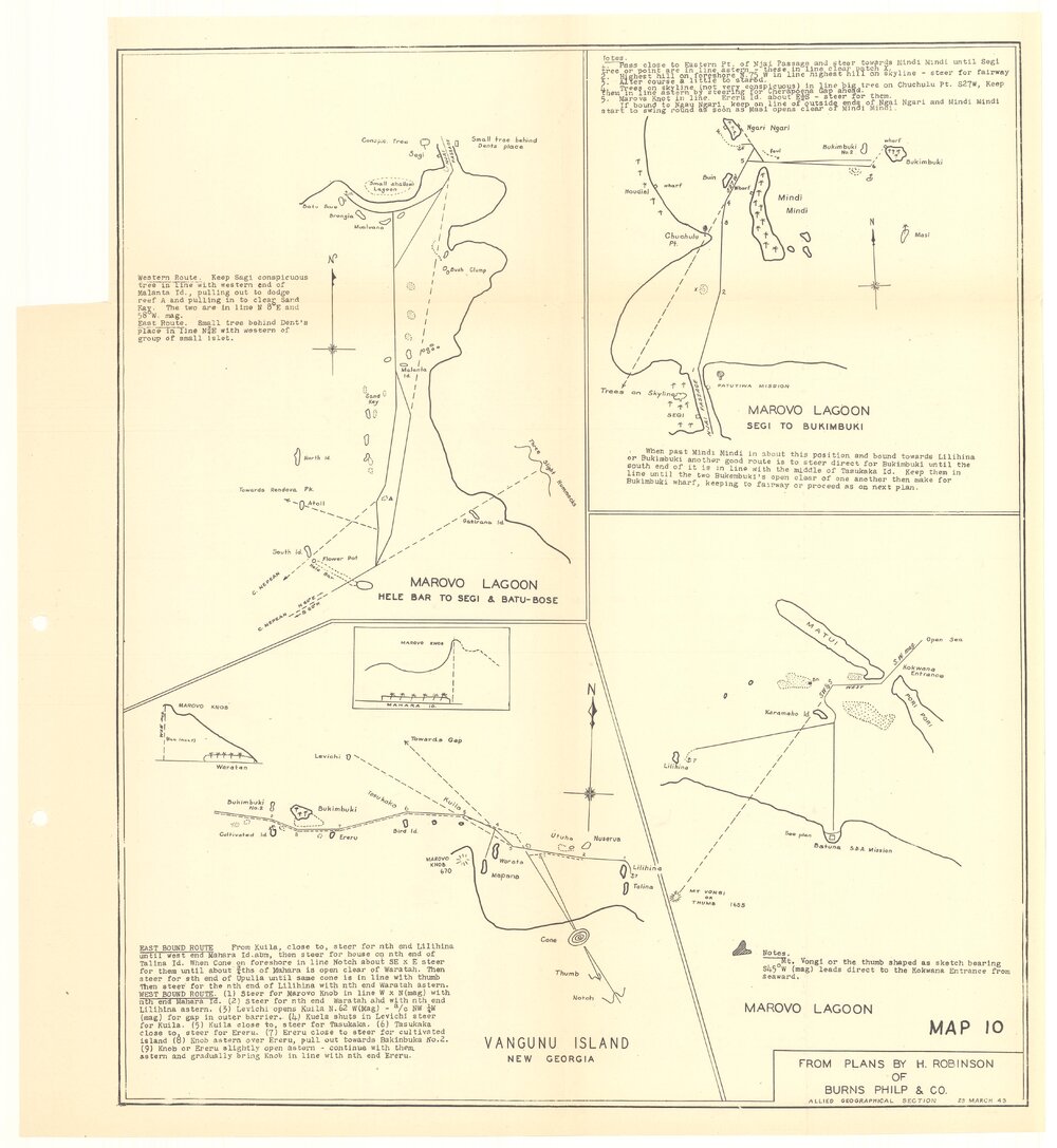 Allied Geographical Section South West Pacific Area Terrain Studies