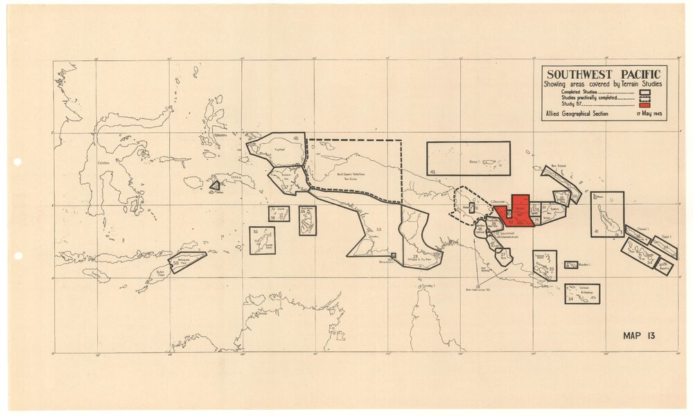 Allied Geographical Section South West Pacific Area Terrain Studies