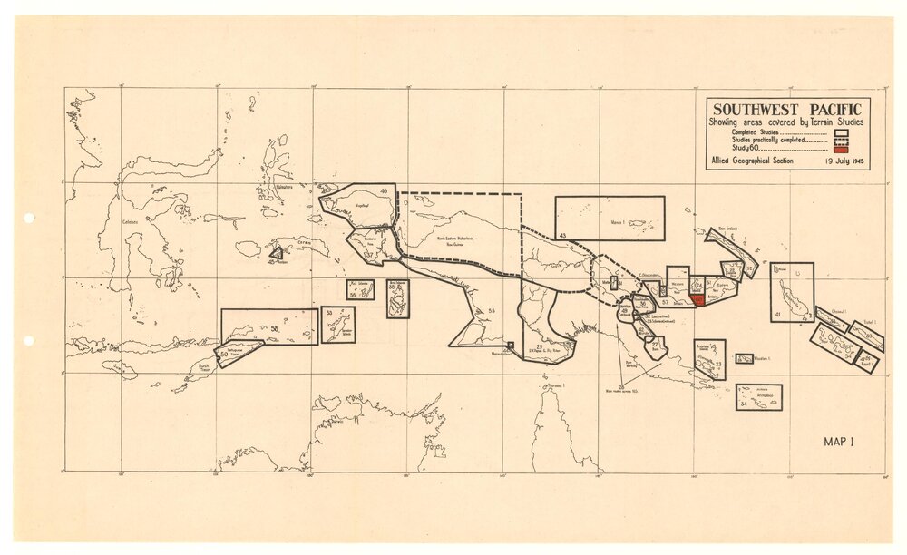 Allied Geographical Section South West Pacific Area Terrain Studies