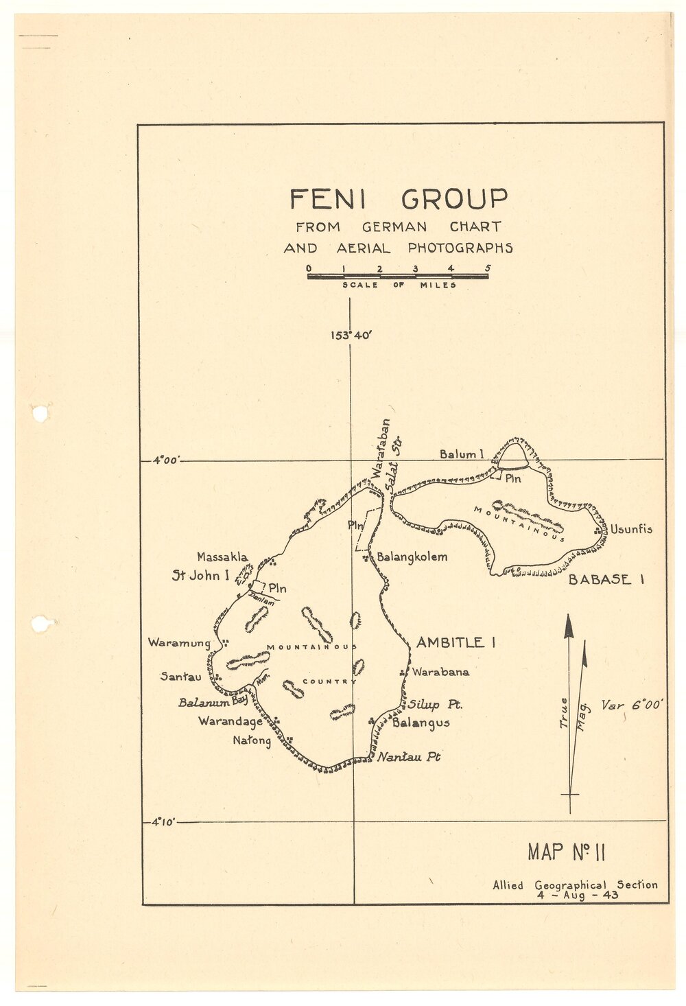 Allied Geographical Section South West Pacific Area Terrain Studies