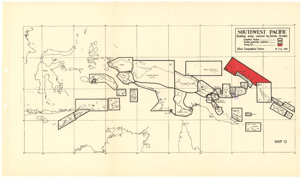 Allied Geographical Section South West Pacific Area Terrain Studies