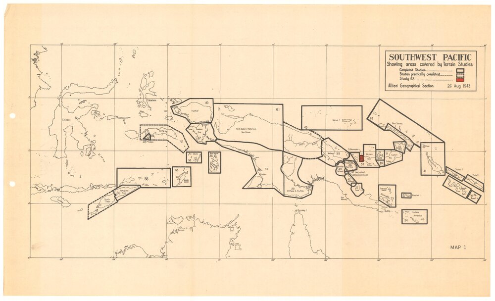 Allied Geographical Section South West Pacific Area Terrain Studies