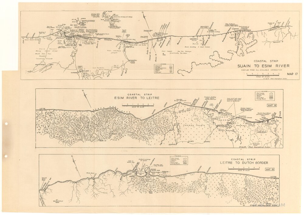 Allied Geographical Section South West Pacific Area Terrain Studies