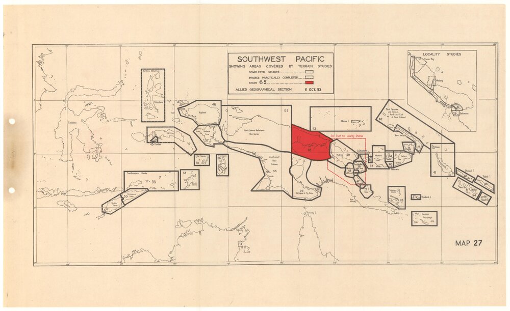 Allied Geographical Section South West Pacific Area Terrain Studies