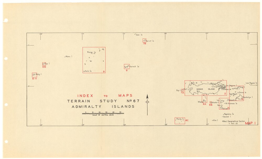 Allied Geographical Section South West Pacific Area Terrain Studies