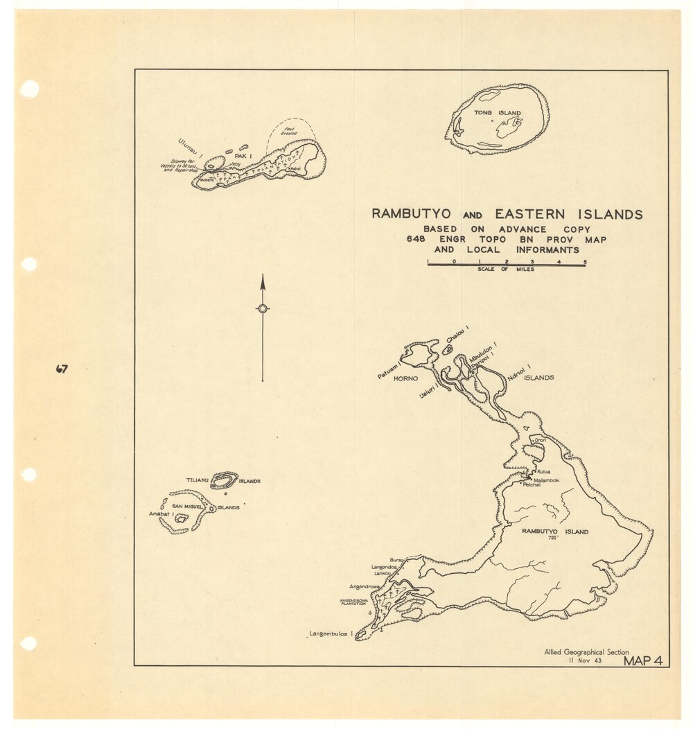 Allied Geographical Section South West Pacific Area Terrain Studies