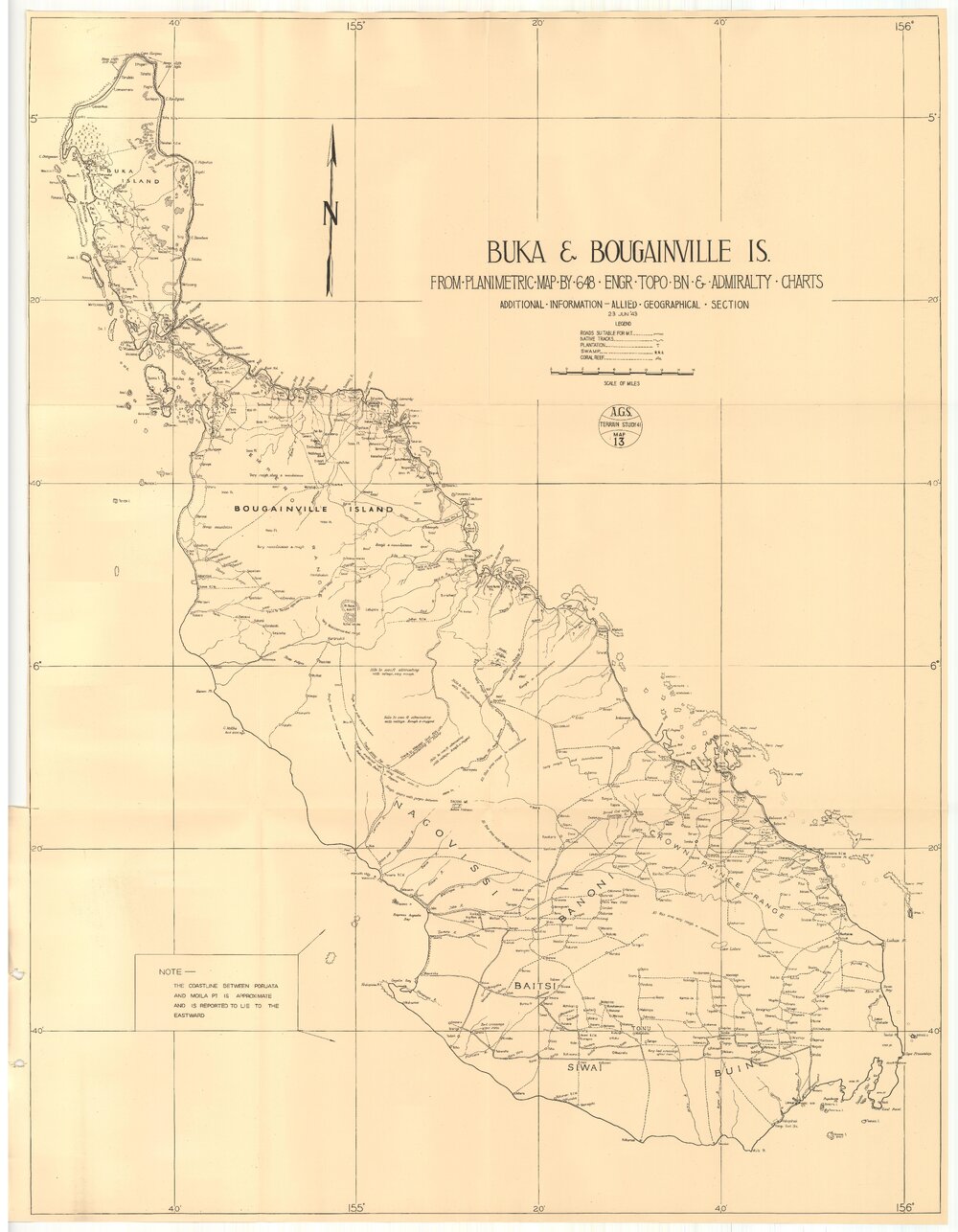 Allied Geographical Section South West Pacific Area Terrain Studies