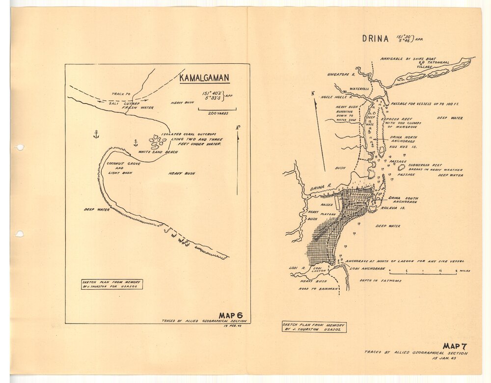 Allied Geographical Section South West Pacific Area Terrain Studies
