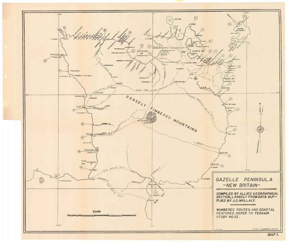 Allied Geographical Section South West Pacific Area Terrain Studies
