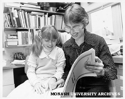 Dr Pat Rich and daughter Leaellyn