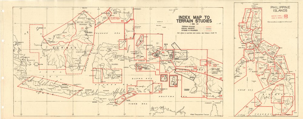 Allied Geographical Section South West Pacific Area Terrain Studies