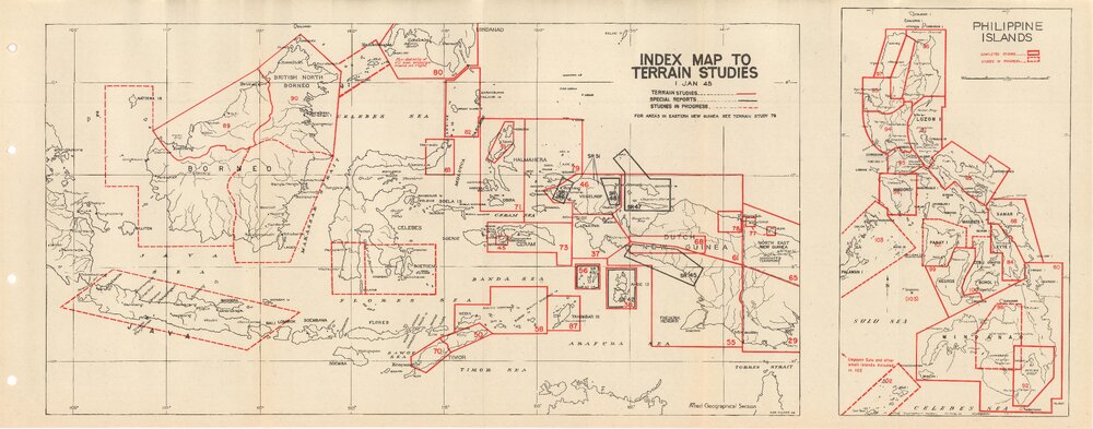 Allied Geographical Section South West Pacific Area Terrain Studies