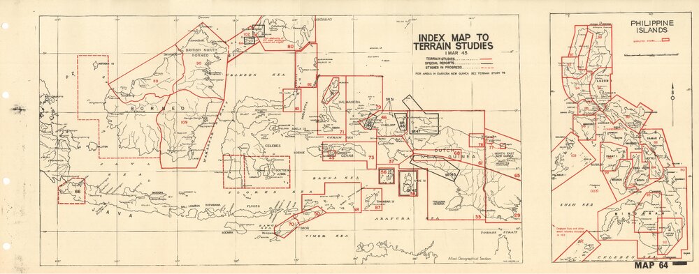 Allied Geographical Section South West Pacific Area Terrain Studies