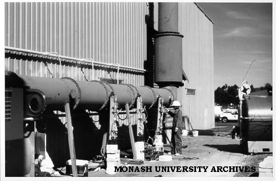 Experimental incinerator for safer disposal of medical waste