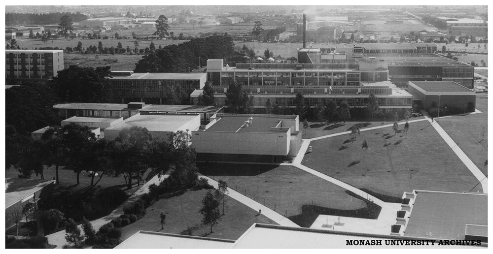 Aerial view of Clayton Campus