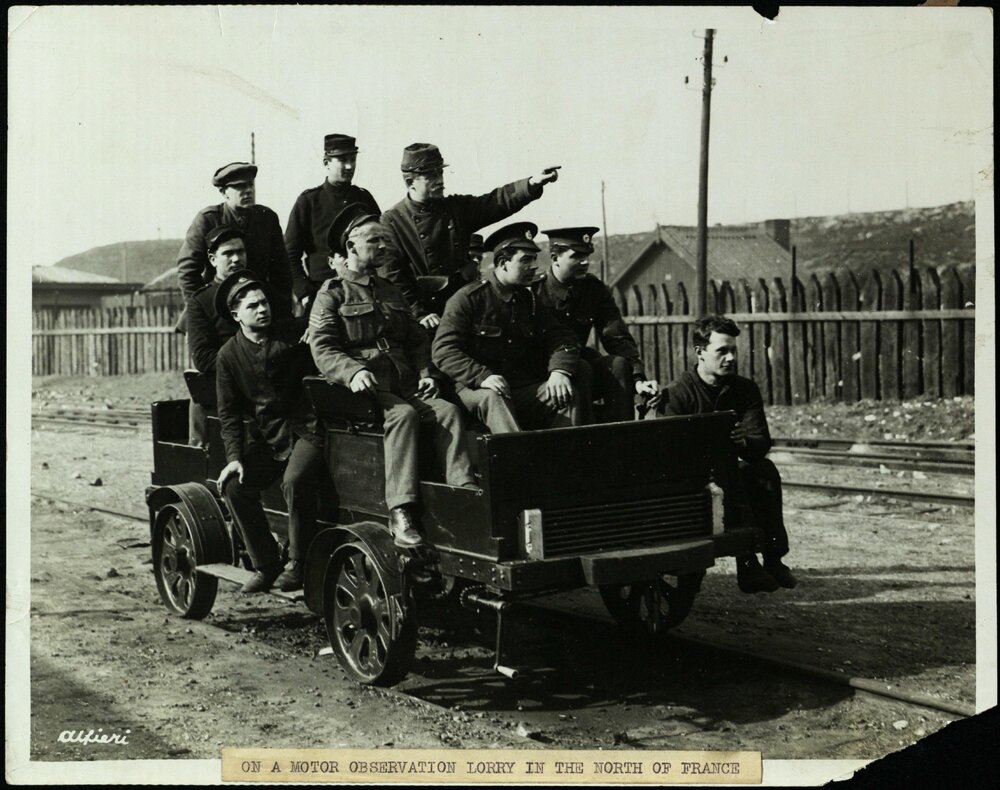 On a motor observation lorry in the north of France