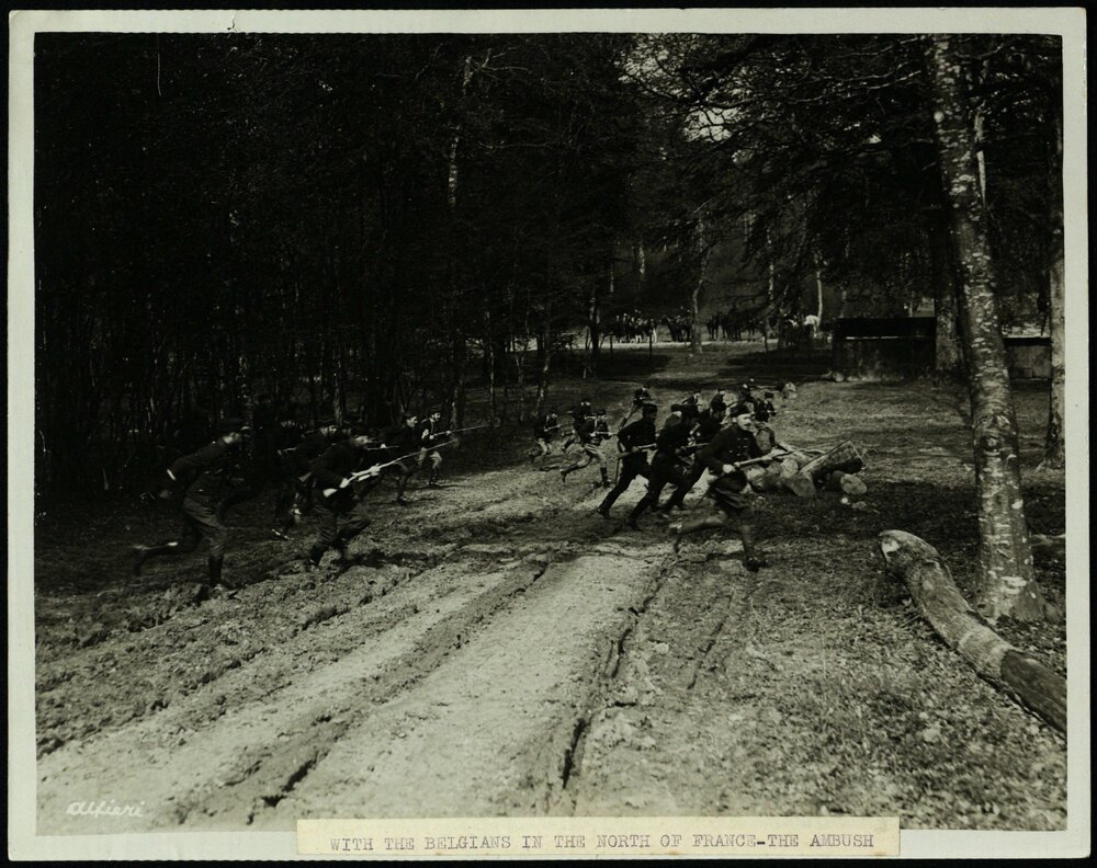 With the Belgians in the north of France: the ambush