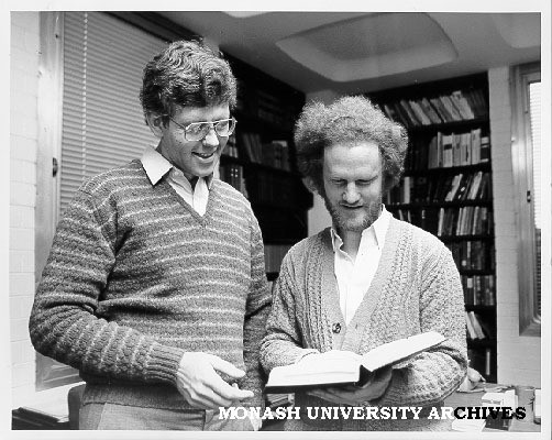 Law faculty visitors from University of Toronto, Dr Clifford Shearing and Mr Phillip Stenning
