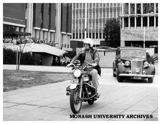 Law students farewelling Professor Gerard Nash