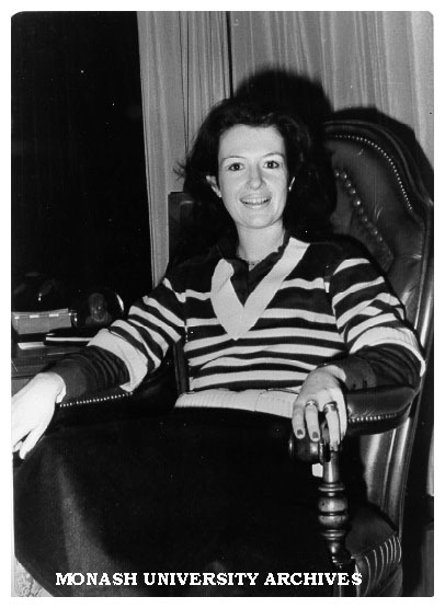 Honours student Ms Pauline Shiff