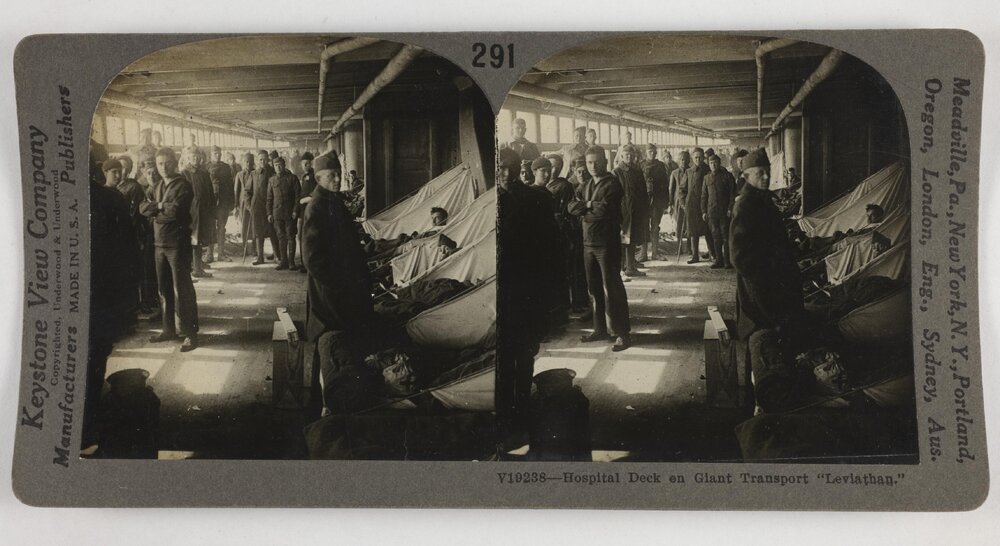 Hospital deck on giant transport Leviathan