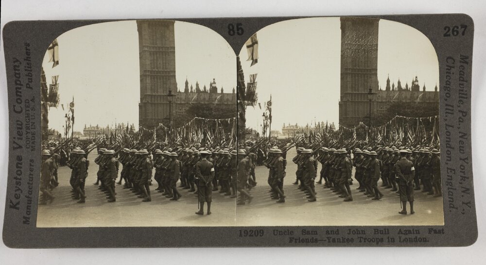 Uncle Sam and John Bull again fast friends - Yankee troops in London