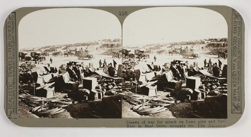 Sinews of war for attack on Lone Pine and Sari Bair in final bitter struggle for The Narrows