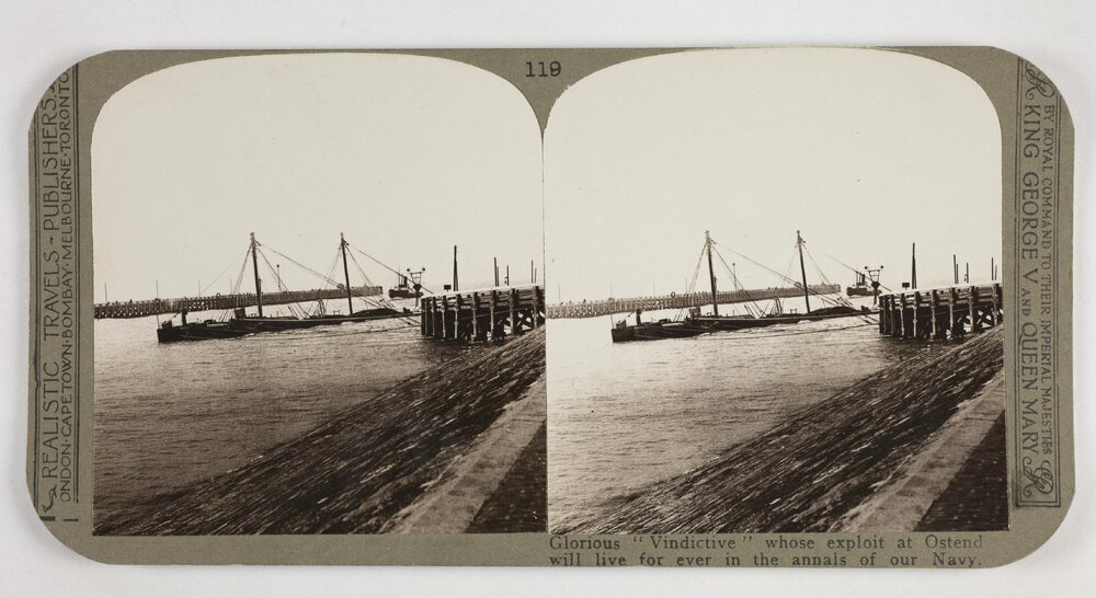 Glorious "Vindictive" whose exploit at Ostend will live for ever in the annals of our Navy