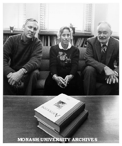 Editors of 'Australians 1888', Graeme Davison, Ailsa McLeary and John McCarty